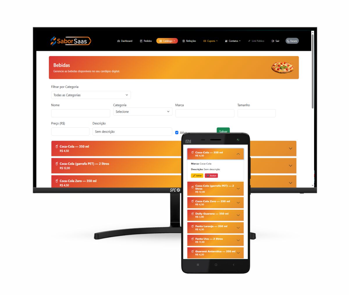 SaborSaas – Sistema Web Completo para Gestão de Pizzarias - Imagem 2