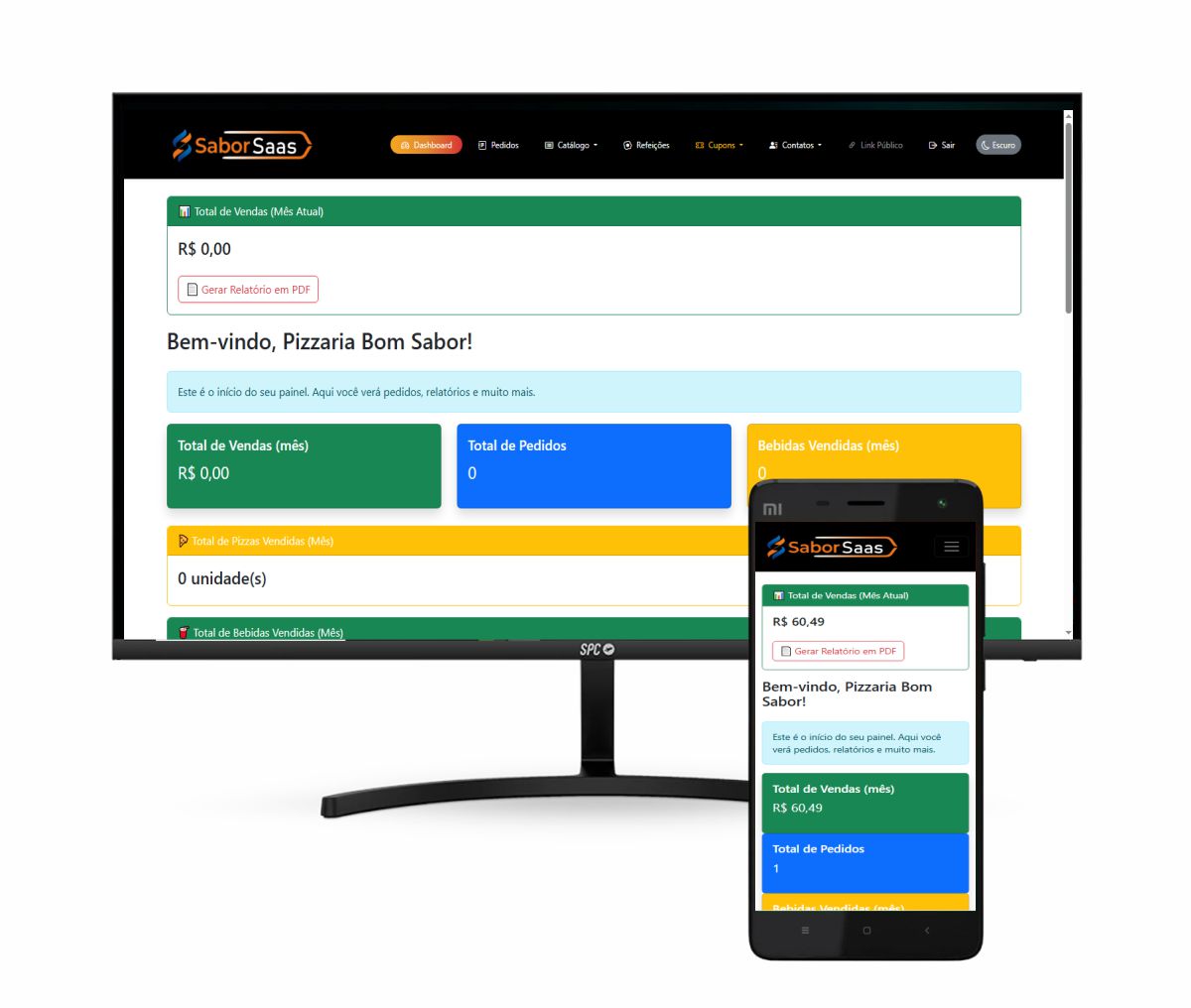 SaborSaas – Sistema Web Completo para Gestão de Pizzarias - Imagem 7