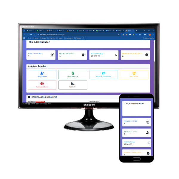 Sistema FitMembro - Gestão Completa para Academias