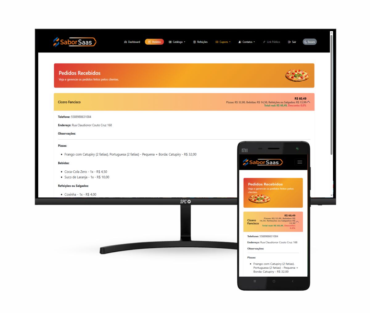 SaborSaas – Sistema Web Completo para Gestão de Pizzarias - Imagem 11
