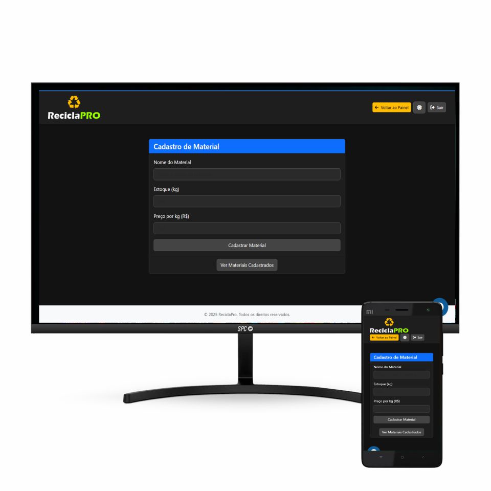 ReciclaPRO Sistema Web para Empresas de Reciclagem - Imagem 3