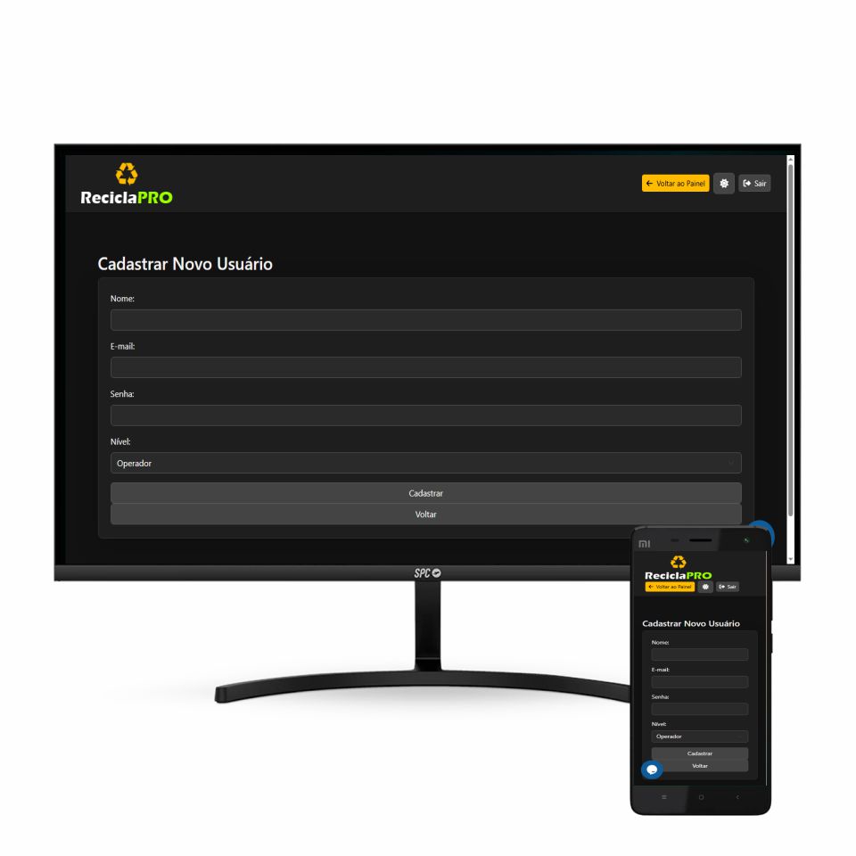 ReciclaPRO Sistema Web para Empresas de Reciclagem - Imagem 4