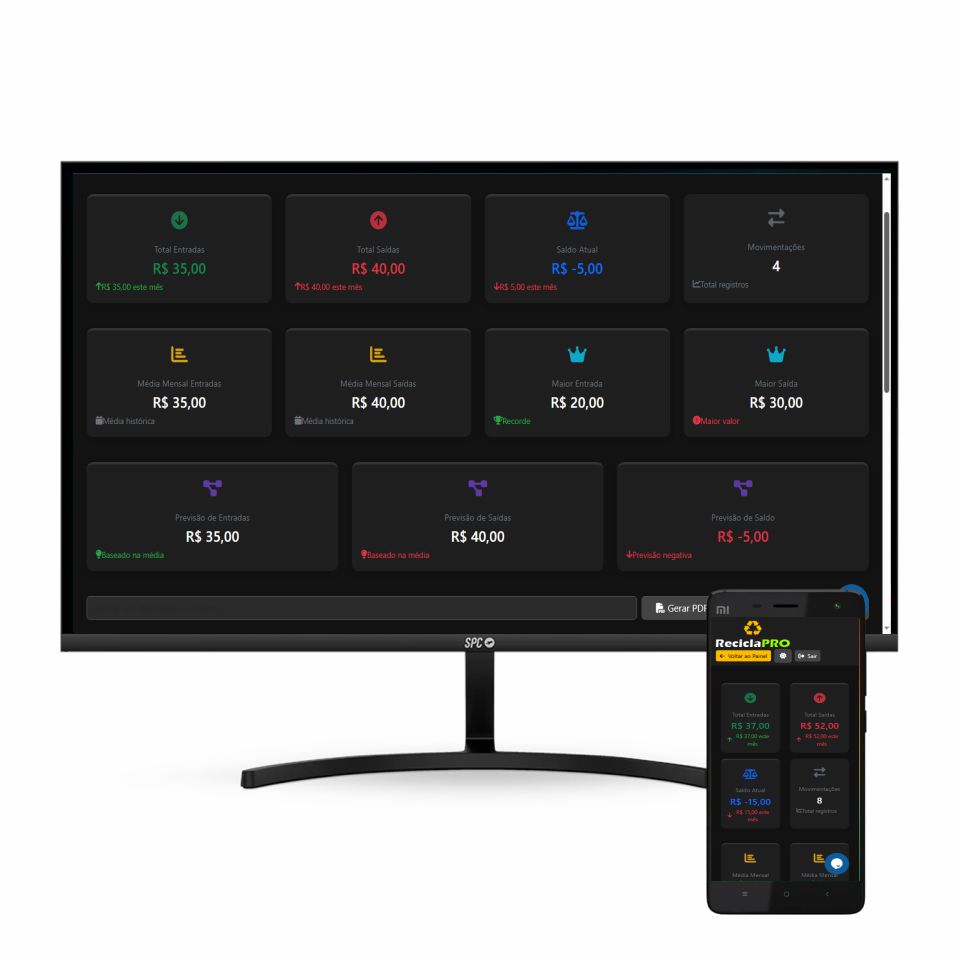 ReciclaPRO Sistema Web para Empresas de Reciclagem - Imagem 7