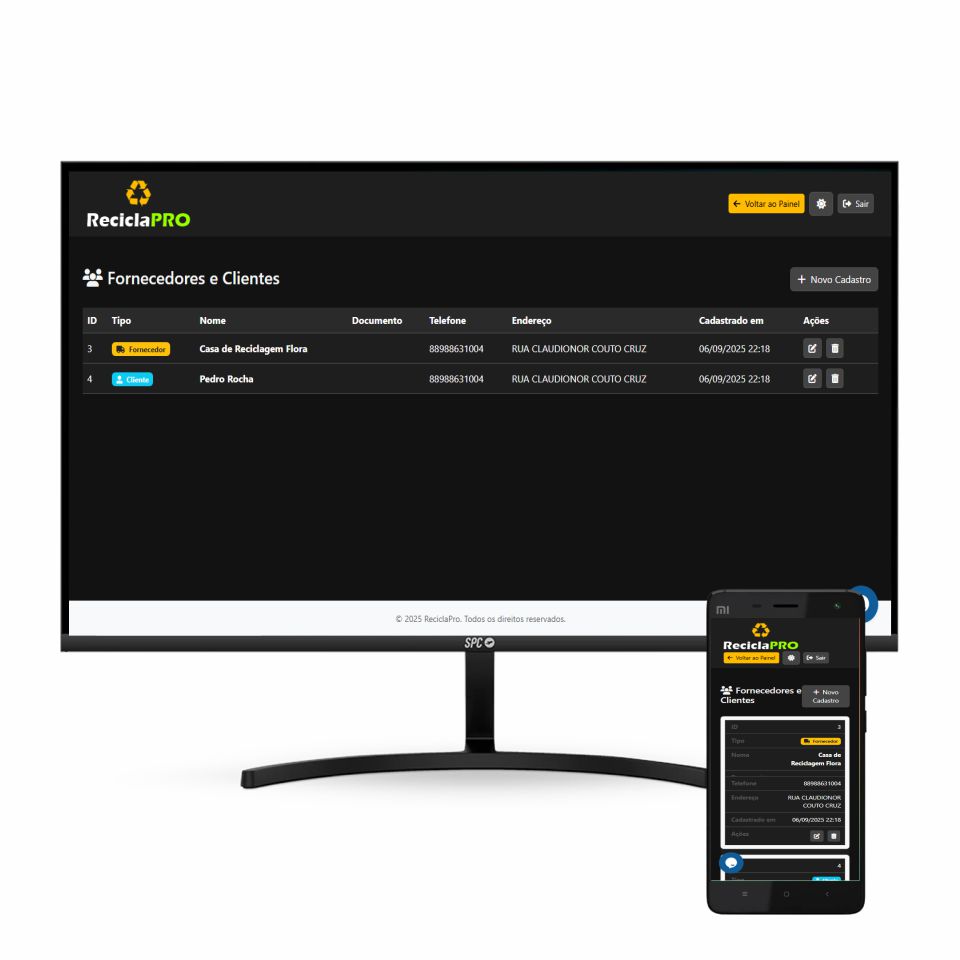 ReciclaPRO Sistema Web para Empresas de Reciclagem - Imagem 8
