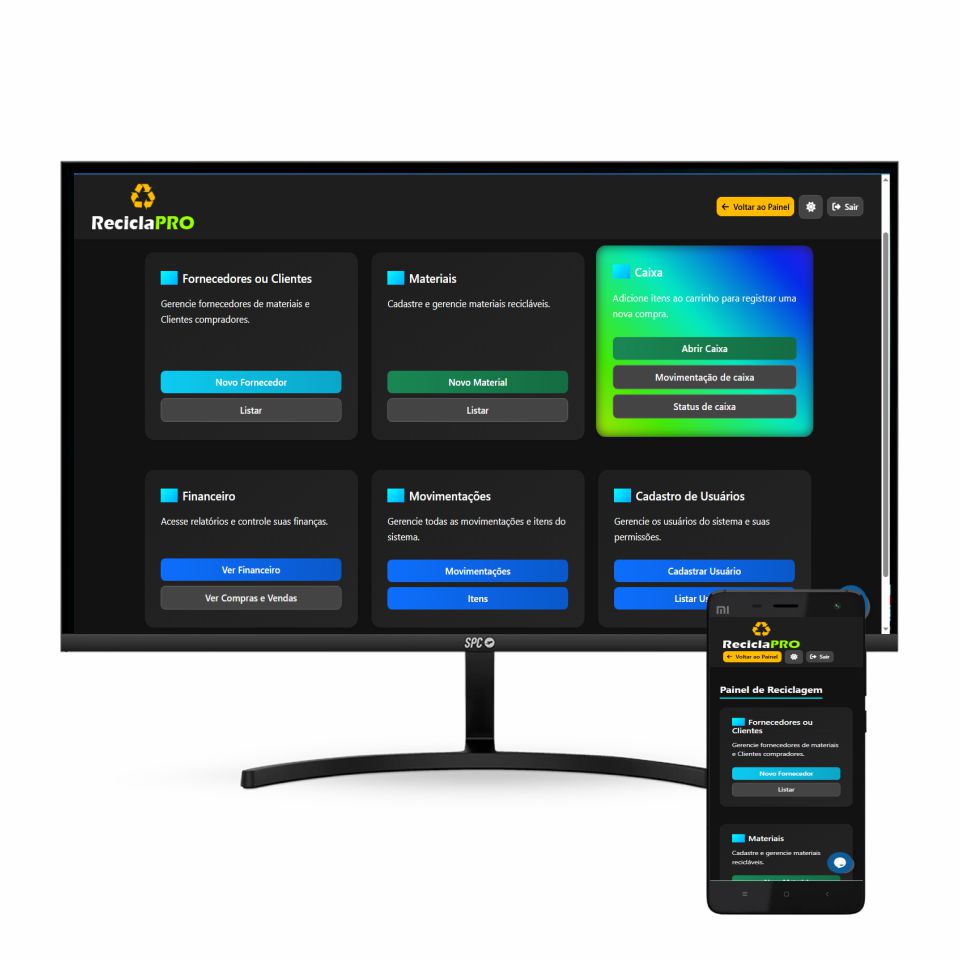 ReciclaPRO – Sistema Web Completo para Empresas de Reciclagem